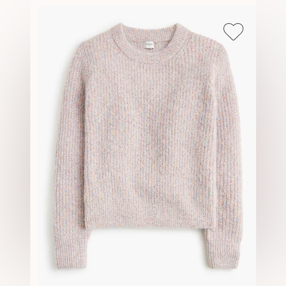 J.Crew Metallic sequin crewneck sweater